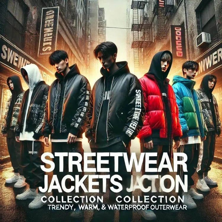 Streetwear Jackets Collection: Trendy, Warm, & Waterproof Outerwear.