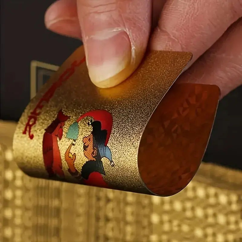 24K Gold Foil Playing Cards – Luxury Deck for Game Nights & Gifts Culture Code Streetwear