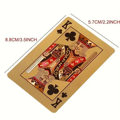 24K Gold Foil Playing Cards – Luxury Deck for Game Nights & Gifts Culture Code Streetwear