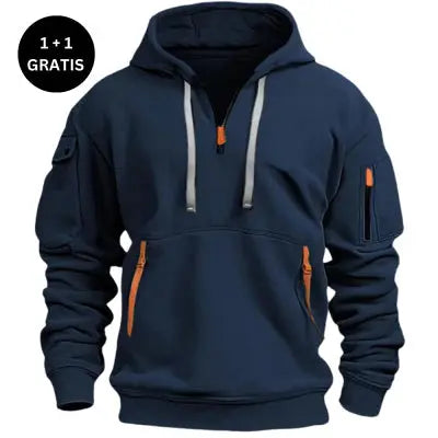 Cotton Dropped Shoulder Hooded Sweatshirt Men's Women's Plus Size Loose Pullover Fashion Sweatshirt Culture Code Streetwear