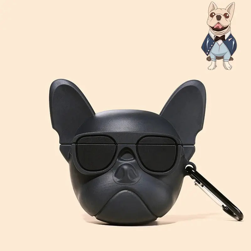 Cute Cartoon Bulldog Earphone Case Culture Code Streetwear