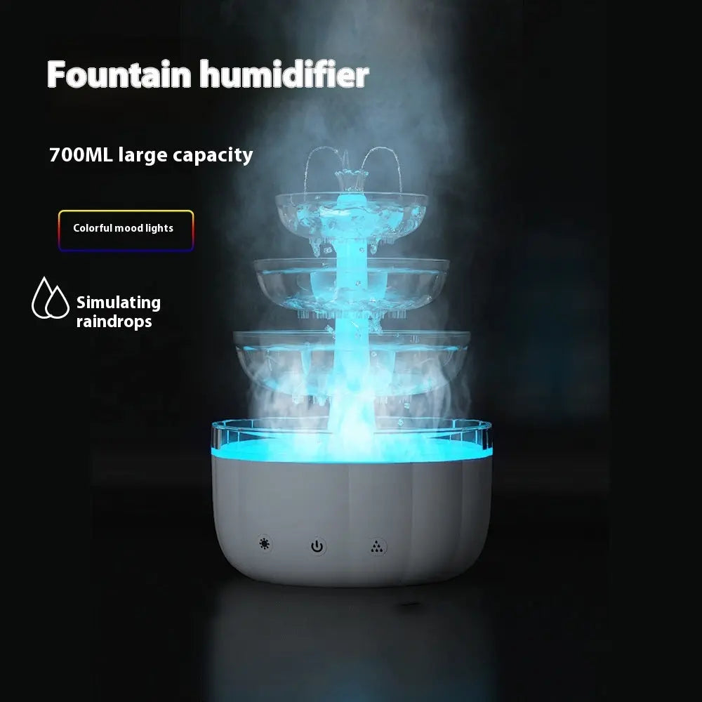 Fountain Water Drop Humidifier Home Office Aroma Diffuser Culture Code Streetwear