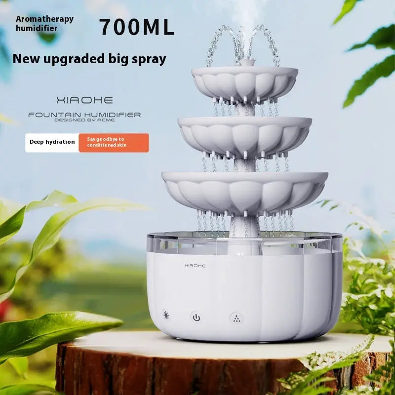 Fountain Water Drop Humidifier Home Office Aroma Diffuser Culture Code Streetwear