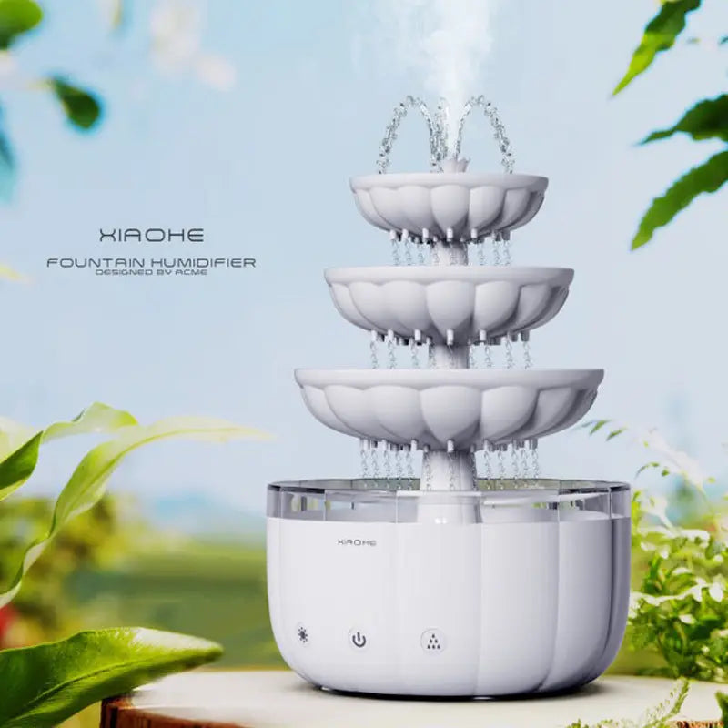 Fountain Water Drop Humidifier Home Office Aroma Diffuser Culture Code Streetwear