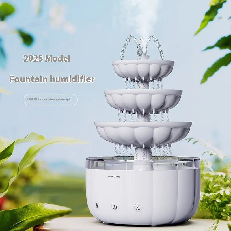 Fountain Water Drop Humidifier Home Office Aroma Diffuser Culture Code Streetwear