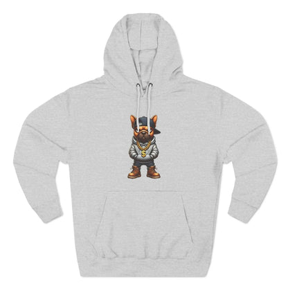 French Bulldog Fleece Hoodie for Men – Fierce Style, Ultimate Comfort - Culture Code Streetwear