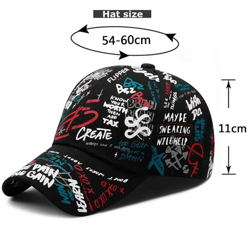 Graffiti Black Snapback Hat Culture Code Streetwear