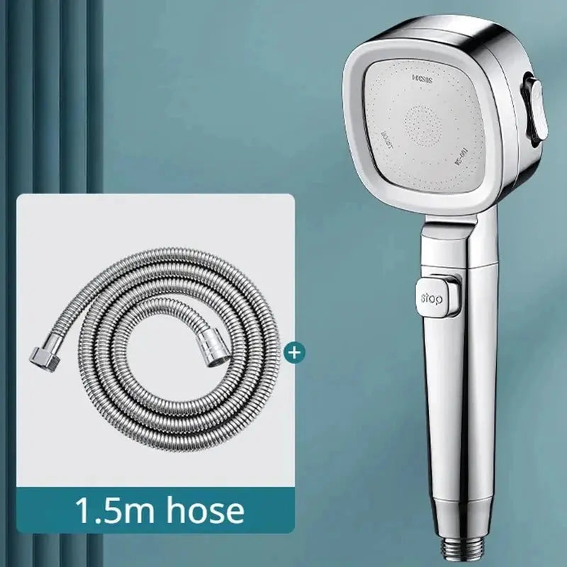 High-Pressure Shower Head – 3-Mode Adjustable Water-Saving Massage Sprayer Culture Code Streetwear