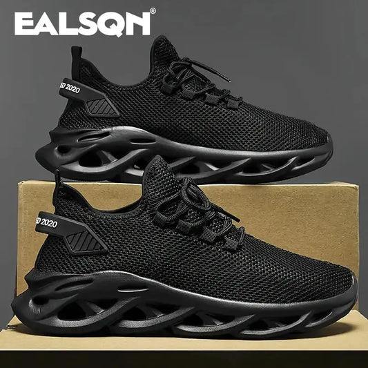 Men Sports Running Black Jogging Shoes Casual Sneakers Brown Outdoor Breathable Mesh Women Light Shock-absorption Black Tennis Culture Code Streetwear