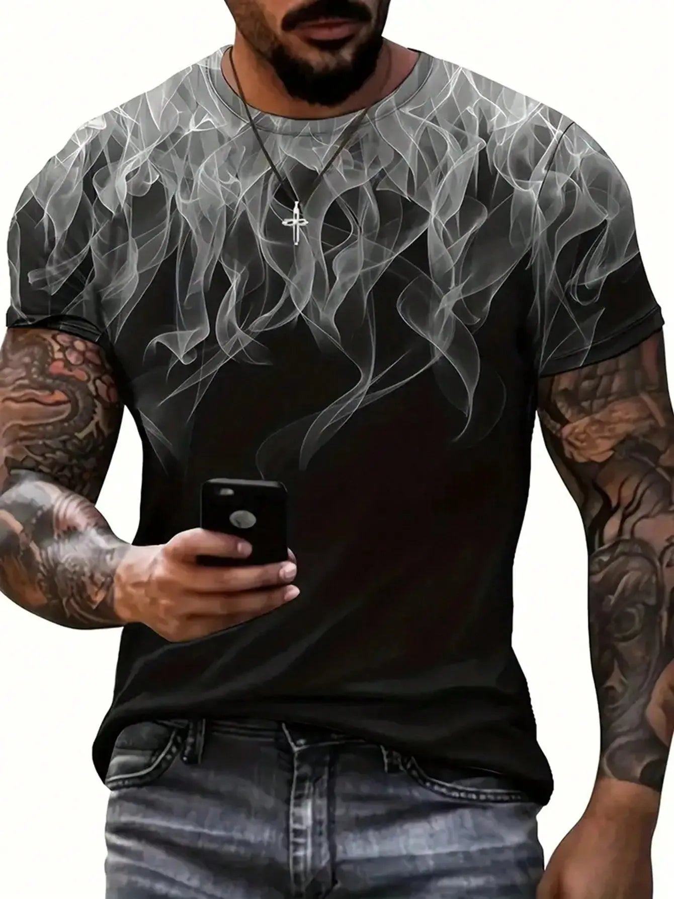 Men's Fashion T-shirt Culture Code Streetwear