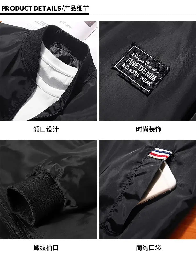 Men's Lightweight Windbreaker Jacket Culture Code Streetwear