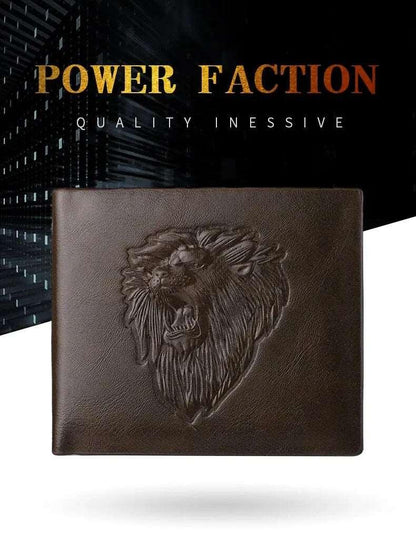 Men's 3D Embossed Tri-Fold Wallet - Personalized Multi-Card Holder with Zipper Coin Pocket - Culture Code Streetwear