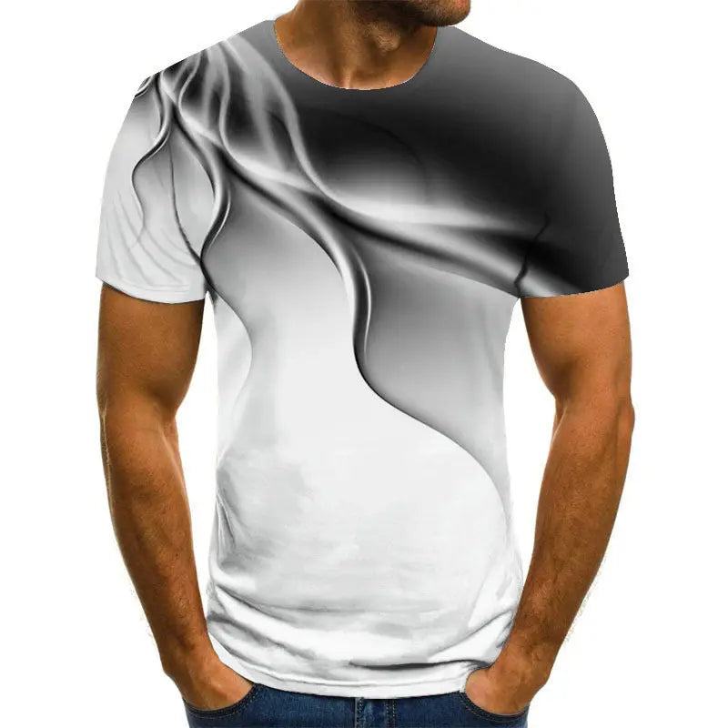 Personalized 3D digital printed T-shirt Culture Code Streetwear