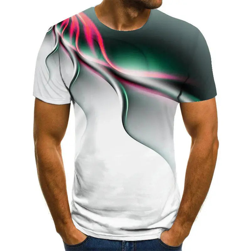 Personalized 3D digital printed T-shirt Culture Code Streetwear