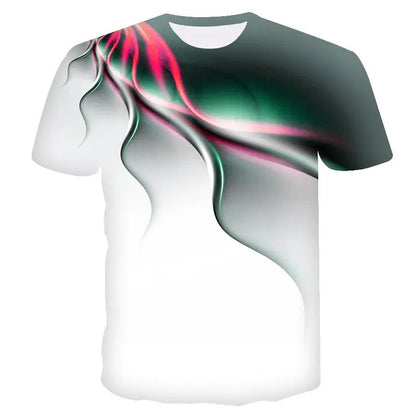 Personalized 3D digital printed T-shirt Culture Code Streetwear