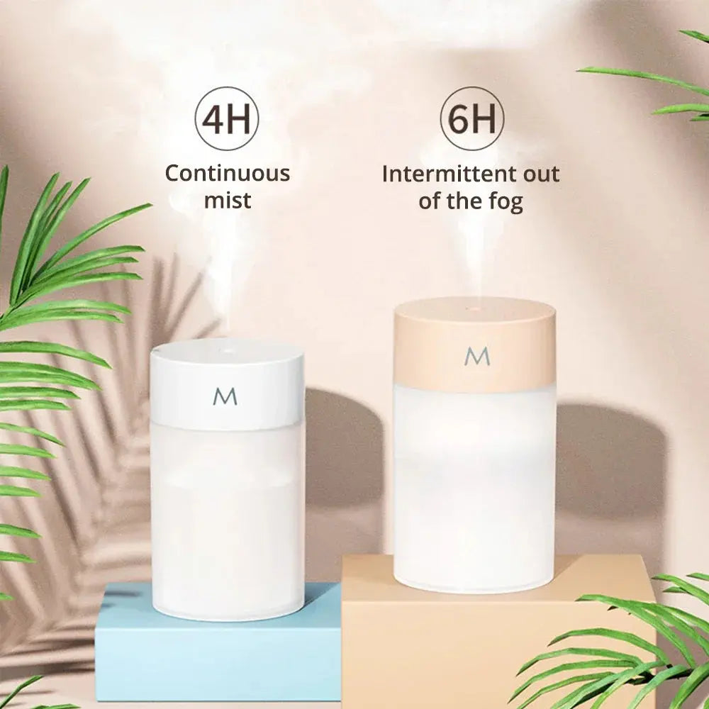 Portable Smart Humidifier for Home Car Oil USB Fresh Aroma Diffuser Mute Diffuser Machine Evaporative Humidifier Culture Code Streetwear