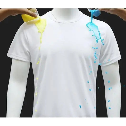 Quick-drying Waterproof Anti-fouling T-shirt Couple Half Sleeve Bottoming Shirt Culture Code Streetwear