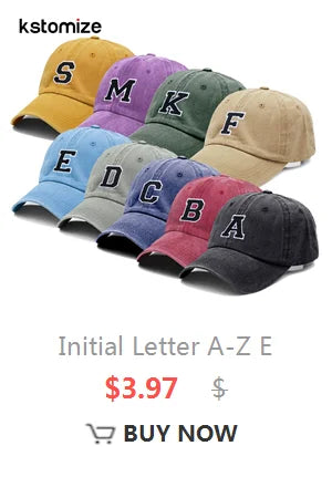 Initial Letter A-Z Black Baseball Cap For Men Womne High Quality Soft Cotton Embroider Fashion Team Sport Visors Snapback Caps Culture Code Streetwear