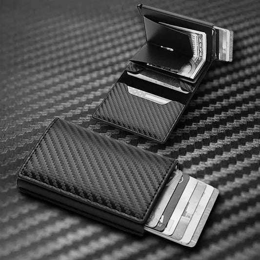 Smart Slim Credit Card Holder Wallet – Minimalist, Secure Case for Men & Women Scorpius