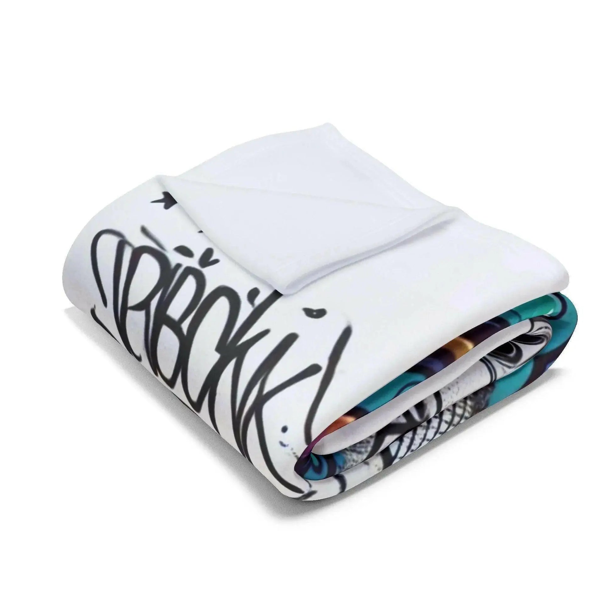 Stay Cozy in Style with the Street Art Vibes Throw Blanket – Graffiti - inspired Home Decor Essential - Culture Code Streetwear