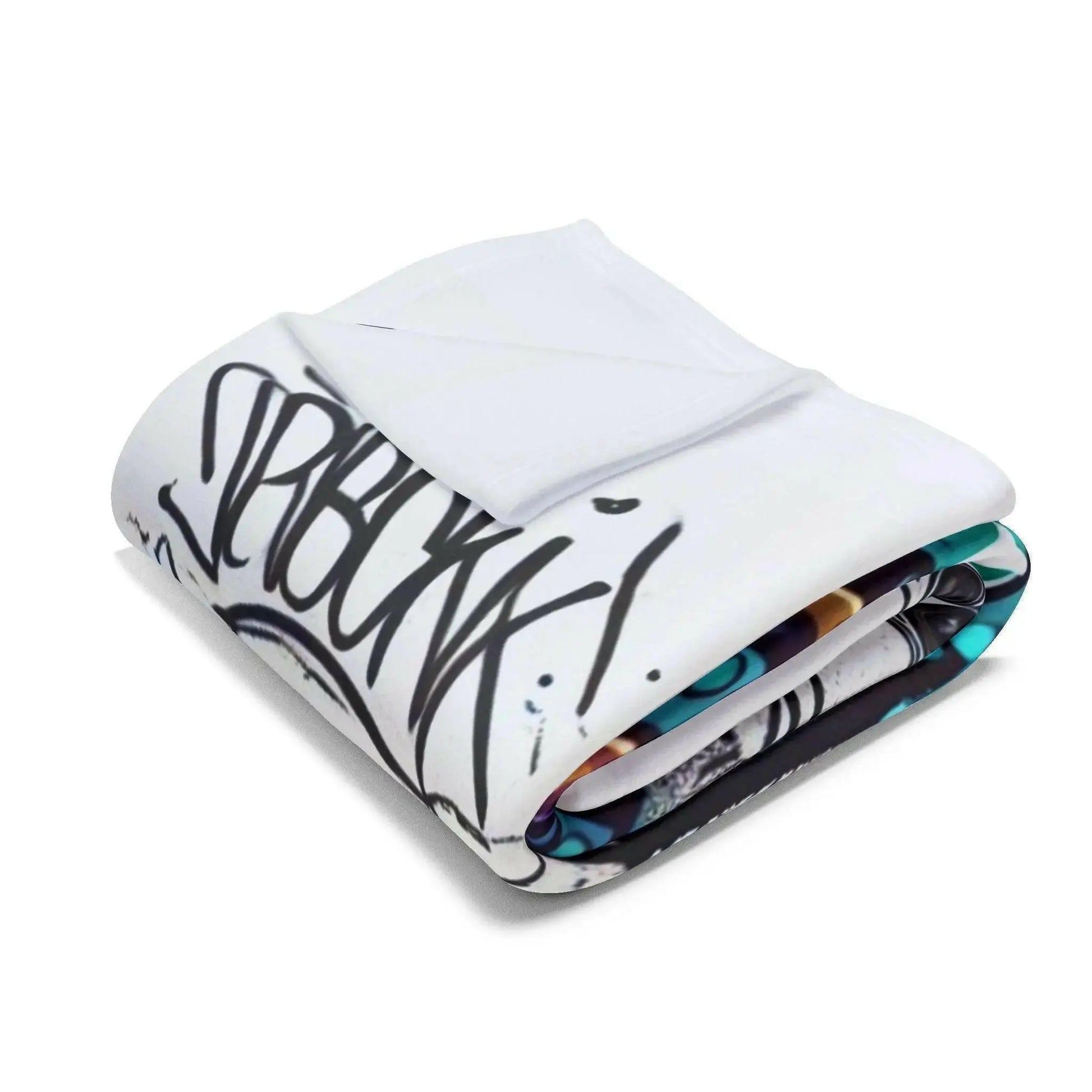 Stay Cozy in Style with the Street Art Vibes Throw Blanket – Graffiti - inspired Home Decor Essential - Culture Code Streetwear