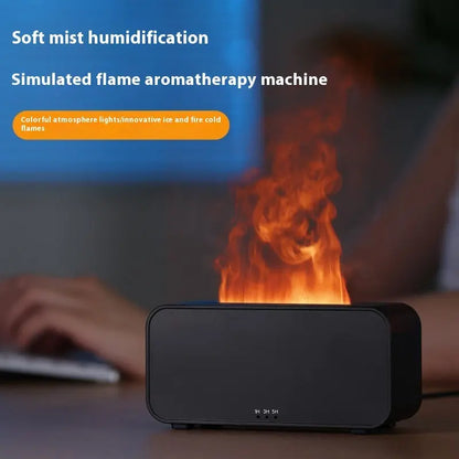 Timing Simulation Aroma Diffuser Usb Household Flame Humidifier  Aromatherapy Machine Spray Air Flame Humidifier Diffuser Culture Code Streetwear