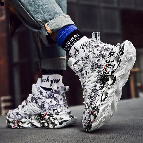 Trendy Camouflage Sports And Leisure Blade Old Shoes Culture Code Streetwear