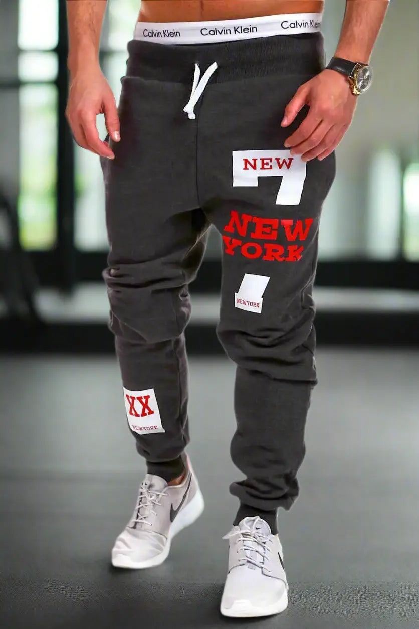 Trendy Graphic NY Sweatpants Scorpius