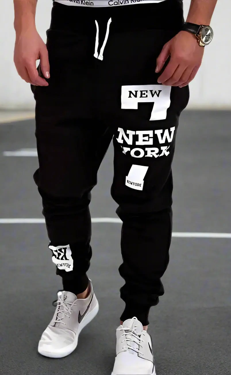 Trendy Graphic NY Sweatpants Scorpius