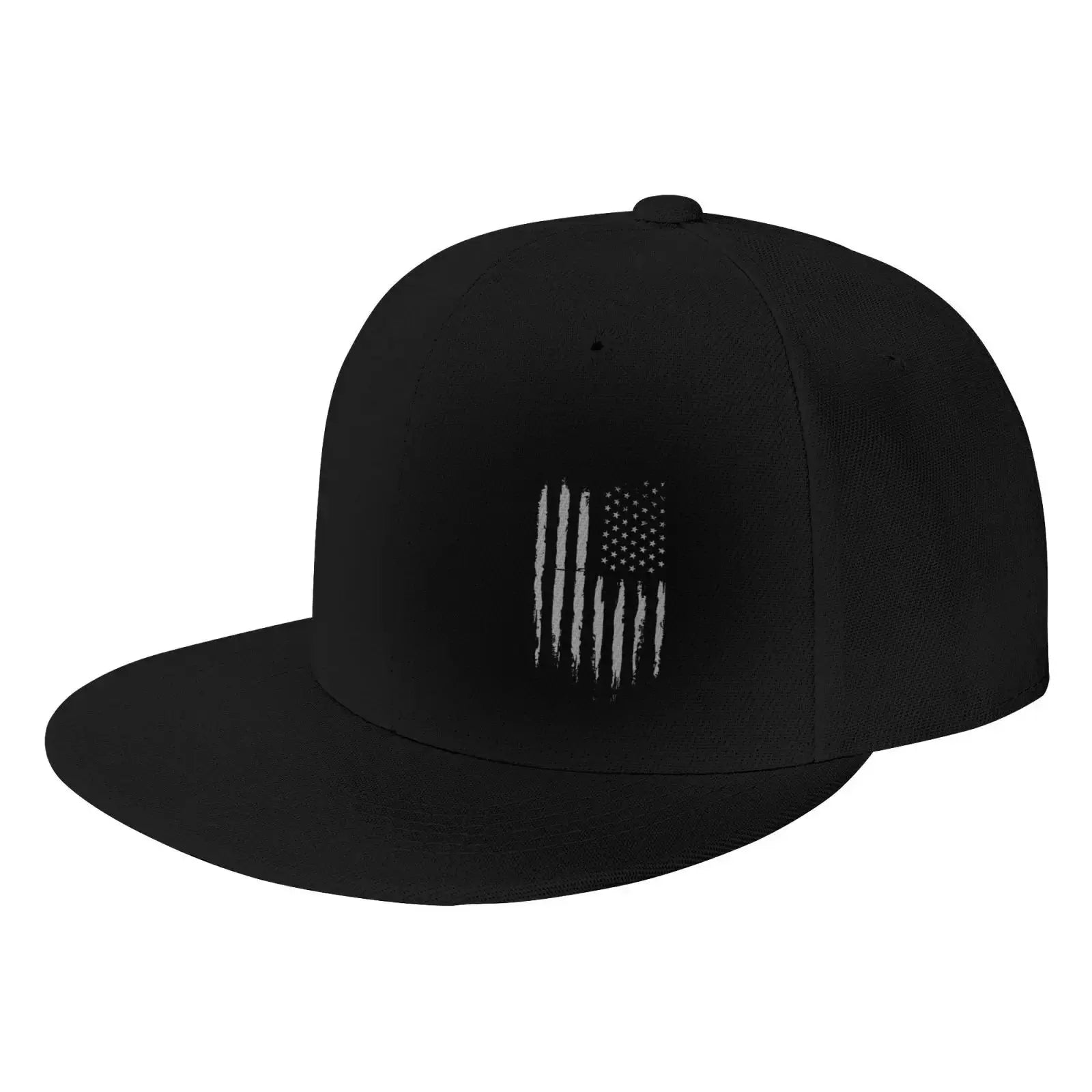 Vintage Snapback Black American Flag Hat - Culture Code Streetwear