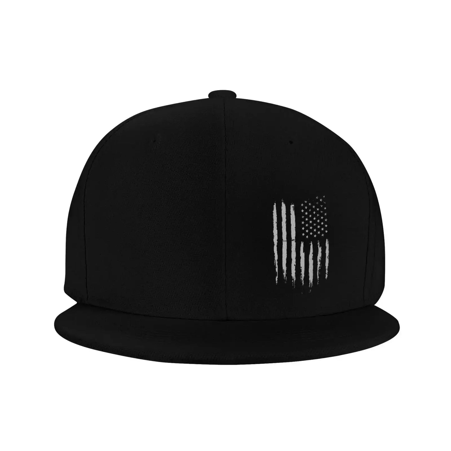 Vintage Snapback Black American Flag Hat - Culture Code Streetwear