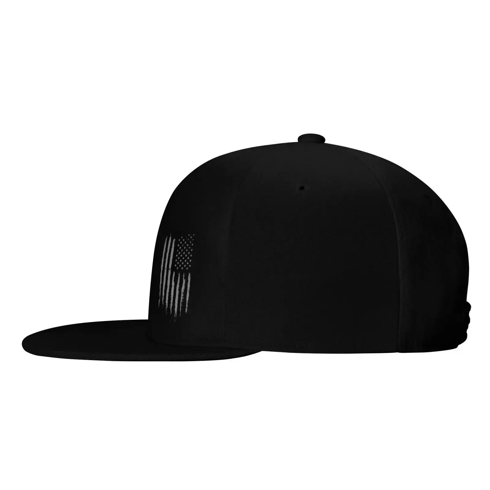 Vintage Snapback Black American Flag Hat - Culture Code Streetwear