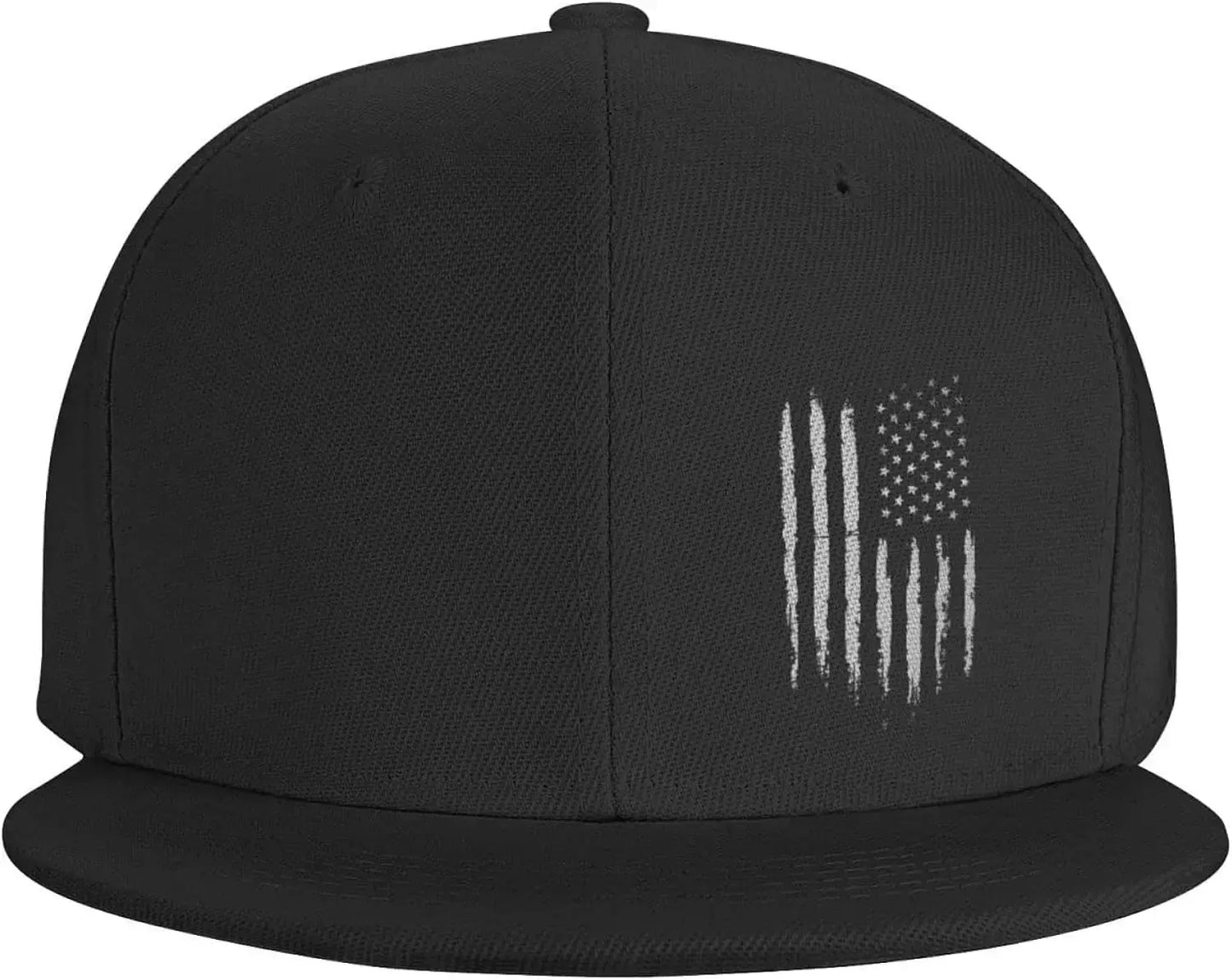 Vintage Snapback Black American Flag Hat - Culture Code Streetwear