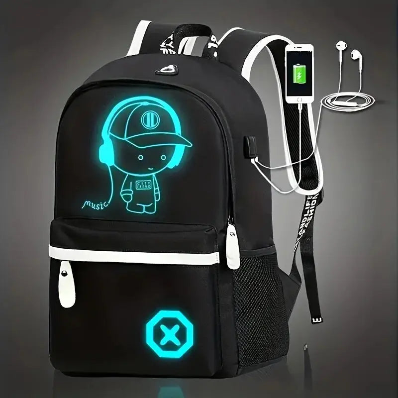 Waterproof Kids Backpack with USB Charging Port Culture Code Streetwear