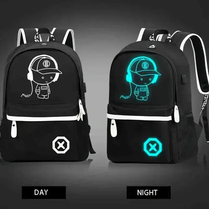 Waterproof Kids Backpack with USB Charging Port Culture Code Streetwear