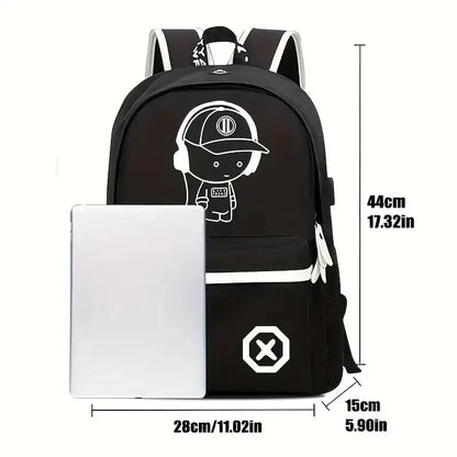 Waterproof Kids Backpack with USB Charging Port Culture Code Streetwear