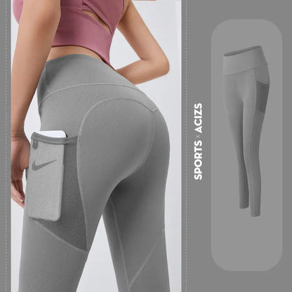 Yoga Pants Women With Pocket Leggings Sport Girl Gym Leggings Women Tummy Control Jogging Tights Female Fitness Pants Culture Code Streetwear